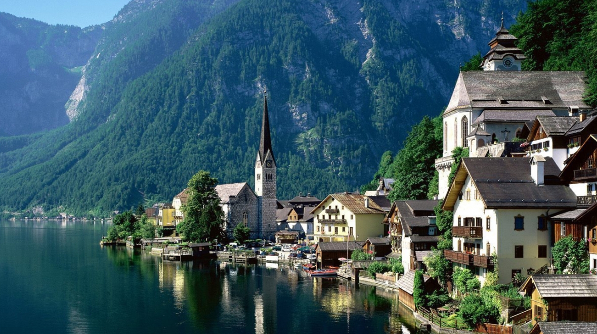 Hallstatt dorp