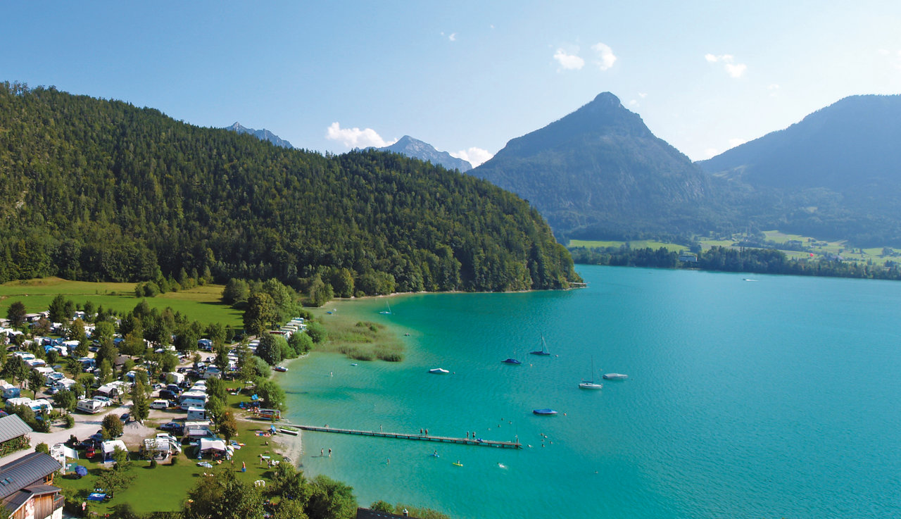 Wolgangsee camping aan het meer