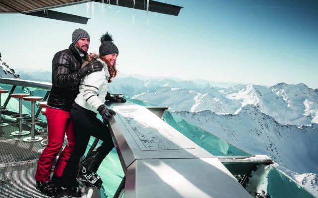 Boven op de berg Obergurgl - Hochgurgl