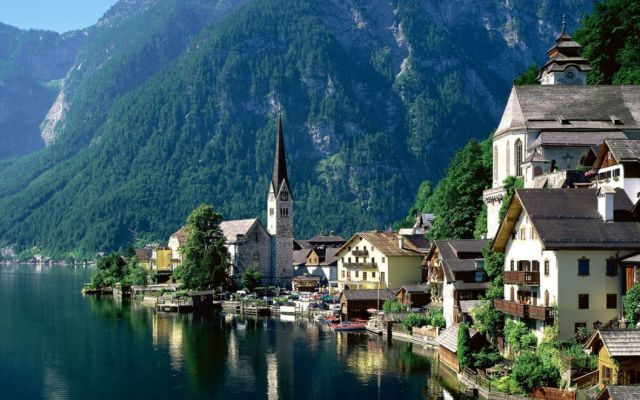 Hallstatt dorp