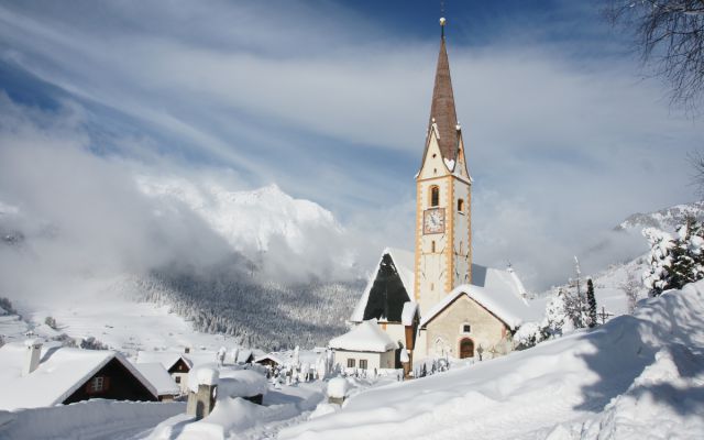 Kerk in Reschenpass