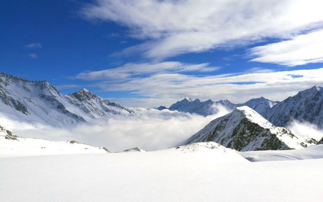 Skiën in het Stubaital