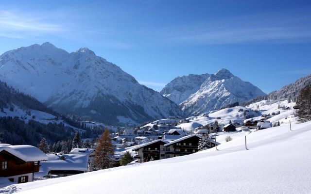 Hirschegg in de winter