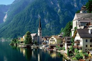 Hallstatt dorp