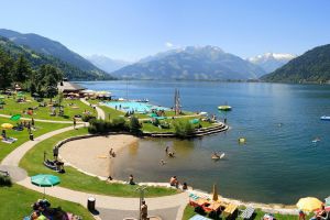 Strand bij de zellersee